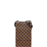 ルイ ヴィトン ダミエ ポートベロー 斜め掛け ショルダーバッグ N45271 ブラウン PVC レザー レディース LOUIS VUITTON 【中古】